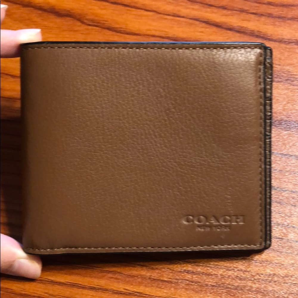 Men’s coach leather wallet